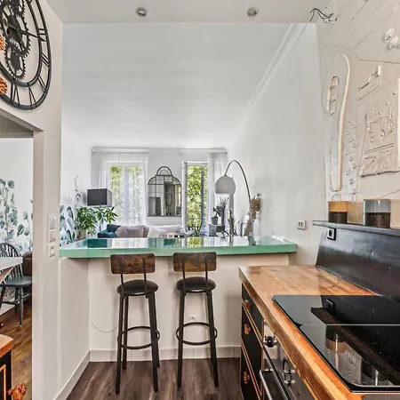 Modern -1br-2p- Le Marais 아파트